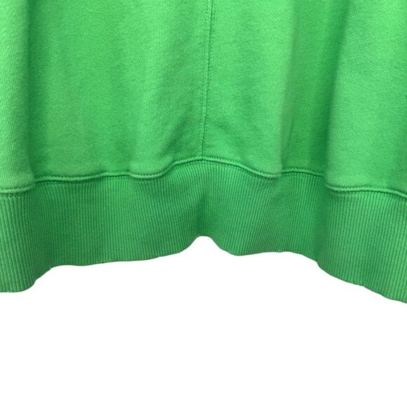 Aerie Green "ski resort" distressed crewneck oversized sweater Size Small - Picture 10 of 14
